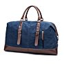 Blank Vintage Cotton Large Personalized Weekend Overnight Men Travel Duffle Canvas Duffel Bag