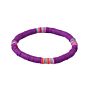 Bohemia Hawaii Beach Style Stack Disc Spacers Polymer Clay Bracelet