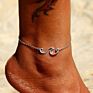 Bohemian Vintage Silver Color Wave Leg Chain Ankle Bracelet for Women Beach Anklet Anklets Foot Jewelry