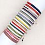 Boho Jewelry Braided Bracelet for Women Hand Weave Bracelets Bohemian Pattern Friends Vintage Textile Pulseras Mujer