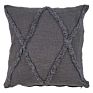 Boho Style Decorative Pillow Cover Embroidered Tufted Pillows Cushions Cotton Khakhi Brown Cushion Cover Sham