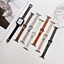 Boorui Luxury Leather 38Mm 42Mm Wristbands Correa for Apple Watch Women Sublimation Band for Iwatch Series