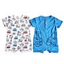 Born Cute Short Sleeve Cotton Infant Baby Boys Stock Lots Rompers