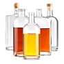 Bottles for Vodka Gin Empty Glass Bottle 500Ml 700Ml 750Ml 1000Ml Liquor Fancy Costume Vodka Gin Glass Bottle