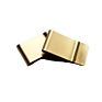 Brass Slim Sleek Money Cash Clip Clamp Blank Metal Copper Money Clip Cash Holder for Men