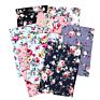 By the Meter Rose Flower Floral Printed Quilting Woven Poplin 100% Cotton Prints Fabric for Face Mask Dress Bags