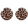 Car Coasters Car Cup Holder Coasters 2.75 Inch Leopard Rubber Coasters