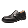 Carlo Carmelo Dress Leather Double Monk Strap Clara-Shoes Mens Nk Footwear from Black