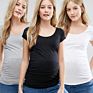 Casual round Neck Short Sleeve Maternity Tops & Tees