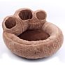 Cat Pad Washable Bear Paw Dog Pad Warm Fluffy Pet Bed