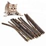 Cat Toy Cleaning Teeth Sticks Pure Natural Catnip Pet Molar Toothpaste Stick Silvervine Actinidia Fruit Matatabi Snacks Sticks