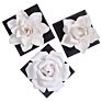 Ceramic Flower Wooden Base Air Freshener