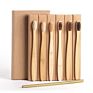 Charcoal Bamboo Toothbrush Wooden Tooth Brush for Kids Adult