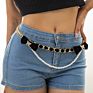Chic Pearl Waist Chain Designer Bow Decoration Body Waist Chains Famous Brands Straps Jewelry