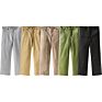 Children Boys' Cotton Twill Flat Front Uniform Stretch Chino Dress Pants Toddler Kids Pants