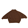 Children's Clothing Clothing Children's Thick Knitted Pullover Half High Collar Boys' and Girls' Sweaters