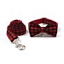 Christmas Dog Collar Pet Supplies Collar Rose Gold Bow Tie Dog Collar Metal Buckle