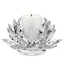 Church Candle Holder Clear Crystal Tealight Holder Crystal Lotus Candle Holder