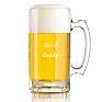 Classic Clear 16Oz Pint Glasses Beer Mugs Drinking Beer Steins Glass Cups with Handle
