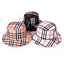 Classic Retro Style Plaid Print Disigner Luxury Bucket Hat Bucket Hat for Unisex