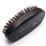 Cleaning Black Wood Handle Boar Bristle Beard Brush for Men