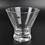 Clear Stemless 8 Ounces Cocktail Glasses Set Martini Glass Cup