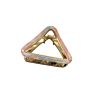 Colorful Women Hair Clips Accessory Matte Triangle Luxury Middle Golden Metal Hair Claw Clips