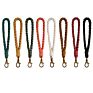Craft Accessories Cute Handmade Boho Cotton Rope Braided Keychain Colorful Macrame Tassel Keyring