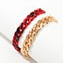 Creative Double Layer Resin Bracelet Simple Personality Chain Bracelet