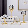 Creative Modern Minimalist Metal Art Craft Furnishings Decor Tabletop Restaurant Interior Crystal Ball Ornaments Home Decoration