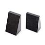 Creative Natural Polished Decoration Black and White Marble Bookends 10*6.5*15Cm
