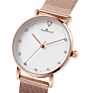 Crystal Relojes De Mujer Minimalism Mesh Stainless Steel Women Watches