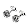 Cufflinks Novelty Knot Cufflinks Silver Color Men's Jewelry Classic Cuff Link for Shirt
