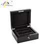 Customized Black Wooden 6 Slots Watch Collection Box