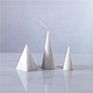 Customized Luxury Popular White Marble Jewelry Ring Display Ring Holder Ring Display Stand Set Home Decor