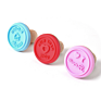 Customized Silicone Cookie Stamper with Wooden Handle