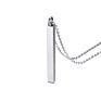 Customized Stainless Steel Classic Punk Casting Process Ip Plating Golden Aircraft Model Pendant with Chain Bar Pendent