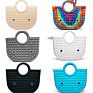 Cute Mini Simple Push Bubble Handbags Adjustable Squeeze Sensory Shoulder Bag Cartoon Silicone Fidget Messenger Bags