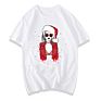 Cute Wonen T Shirt Merry Christmas Christian Cross Xmas Christmas Beautifull Girl Print Femme Tees