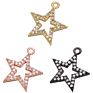 Chic CZ Micro pave Star Charm Pendants