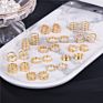 Cz Diamond Simple Ear Cuffs 18K Gold Plated Clip on Earrings Non Pierced for Women