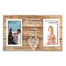 Dad Present - Daddy and Kids Wood Rustic Picture Frame