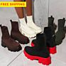 Daily Comfortable Knitting Platform Short Sock Boots for Women