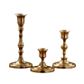 Decorative Candle Holder |Set of 3 | Gold Color| for You Home