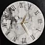 Decorative Handmade Modern round White Marble Wall Clock for Office or Home