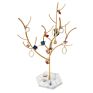 Decorative Marble Base Jewelry Display Tree Stand for Earring Necklace Holder