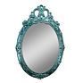 Decorative Mirror Wall Mounted and Desktop Cosmetic Mirror Square Antique Gold Mirror