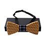 Decorative Stereoscopic Wooden Bowtie Gift Set for Men