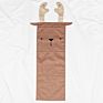 Deer Door 3 Pockets Kids Decorations Hanging Wall Mounted Storage Bag for Home Nursery Decor