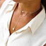 Delicate Pearl Drop Necklace Lariat Necklace Real Pearl Necklace for Her